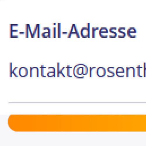 Wir stellen um: Zukünftige Email-Adresse: kontakt@rosenthalsued.de